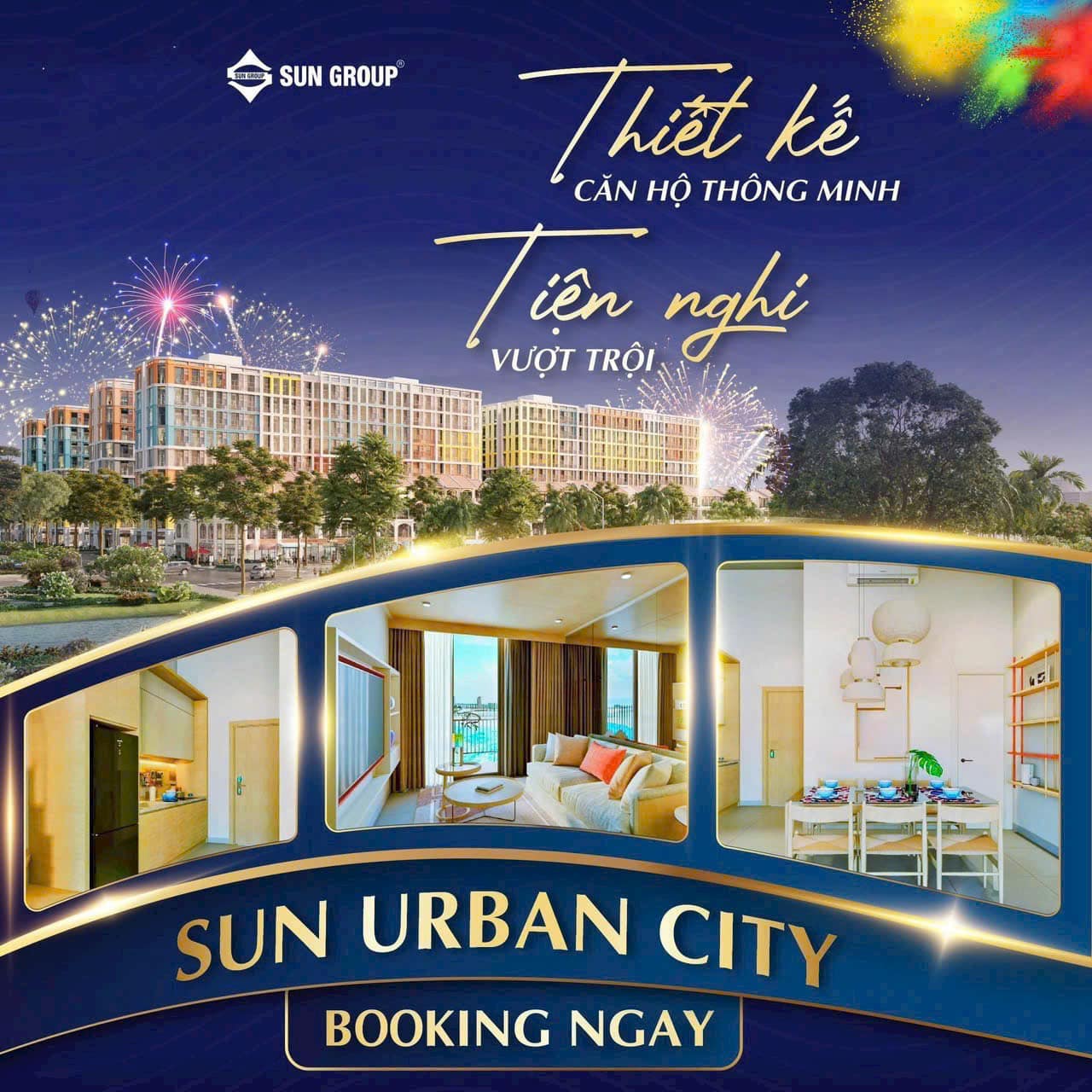 Thư mời Booking Sun Urban City Hà Nam